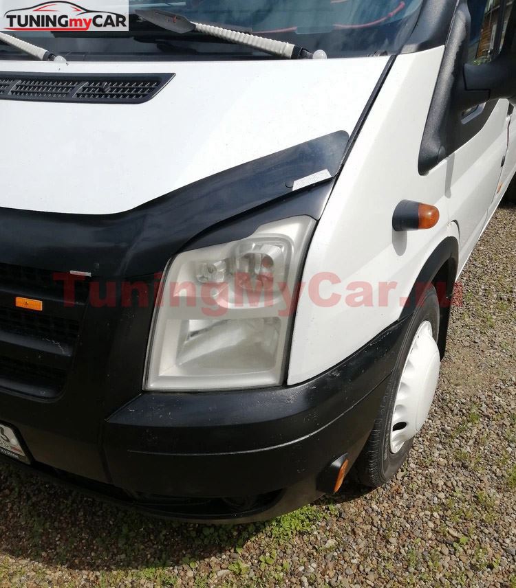Накладки на фары (реснички) для Ford Transit 2006-2014